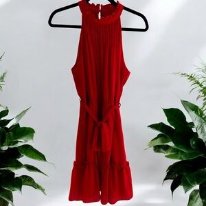 Vince Camuto Red Backless Dress
